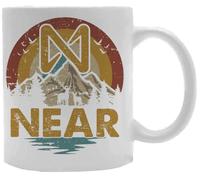 Udaytee Tramonto Vicino A Coin Mountain Bicchiere Per Bevande In Tazza In Ceramica Bianca White Ceramic Mug Beverage Drinking Cup