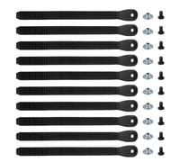 Udbrud 10 Pezzi Cinturini per Giunti a Piede di Snowboard, Cinghie per Attacchi Snowboard in Plastica Accessori Caviglia Scaletta Cinghia di Ricambio Binding Snowboard Strap Vincolanti per Scal