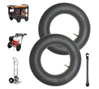 Udbrud Camera d Aria per Carrello, 2 pezzi 3.50-8 Camera D'aria per Carriola Camera A’aria di Ricambio Asta Piegato per Carrelli a Mano, Carro Attrezzi, Carrello da Giardino, Tosaerba