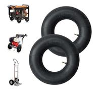 Udbrud Camera d Aria per Carrello, 2 pezzi 4.10/3.50-4 Camera D'aria per Carriola Camera A’aria di Ricambio Asta Piegato per Carrelli a Mano, Carro Attrezzi, Carrello da Giardino, Tosaerba