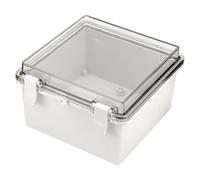 Udbrud Scatola di Derivazione Impermeabili IP65, Scatola di Giunzione Esterna, Scatola Derivazione Esterna con Coperchio Trasparente, 150 x 150 x 90 mm Cassetta Elettrica Stagna per Progetti