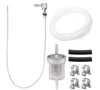Udbrud Set Di Tubi Per Carburante, 4m Tubo del Carburante con Filtro Carburante, 4 Fascetta e 2 Tubo di Collegamento Tubo Carburante, Filtro del Carburante Grezzo Riscaldatore per Eberspacher Webasto