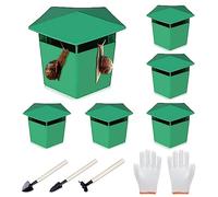 Udbrud Trappola per Lumache, Set di 6 Trappola Biologica per Lumache per Giardino Un Paio di Guanti,Utensili per Scavare Rispettosi dell'Ambiente per terreno da giardino protezione Catturare Lumache