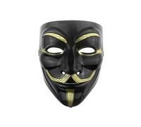 Udekit Hacker Maschera V per Vendetta Anonymous Maschera per Costume di Halloween Accessori Cosplay Partito per Puntelli