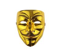 Udekit Hacker Maschera V per Vendetta Anonymous Maschera per Costume di Halloween Accessori Cosplay Partito per Puntelli