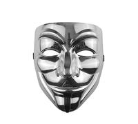 Udekit Hacker Maschera V per Vendetta Anonymous Maschera per Costume di Halloween Accessori Cosplay Partito per Puntelli