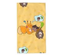 UDFKGLP Asciugamani con motivo di scoiattolo, 69,8 x 40,6 cm, delicati sulla pelle, assorbenti, soffici e morbidi, per bagno, spiaggia, esterni