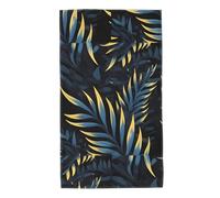 UDFKGLP Asciugamani con motivo foglie nel buio, 69,8 x 40,6 cm, delicati sulla pelle, assorbenti, soffici e morbidi, per bagno, spiaggia, esterni
