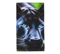 UDFKGLP Asciugamani con motivo pantera con occhi blu, 69,8 x 40,6 cm, delicati sulla pelle, assorbenti e morbidi, per bagno, spiaggia, esterni