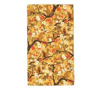 UDFKGLP Asciugamano con motivo scoiattolo nell'albero, 69,8 x 40,6 cm, delicato sulla pelle, assorbente, soffice e morbido, per bagno, spiaggia, esterni