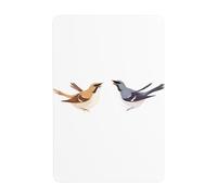 UDFKGLP I passeri e le rondini stanno cantando Modello Pittura decorativa in latta 20,3 x 30,5 cm Realizzato in banda stagnata, resistente all'usura e durevole