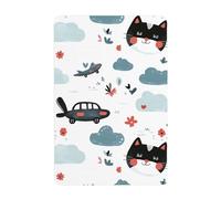 UDFKGLP Il fenomeno dei cartoni animati Pattern Tin pittura decorativa 8x12 pollici Realizzato in banda stagnata, resistente all'usura e durevole
