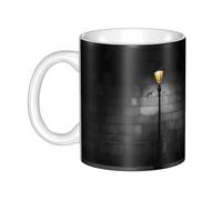 UDFKGLP Light in the Dark Tazza in ceramica per cappuccino, latte, cereali, yogurt, latte, bevande calde o fredde Forno a microonde