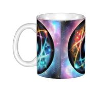 UDFKGLP Meraviglioso modello universo tazza in ceramica tazze per cappuccino, latte, cereali, yogurt, latte, bevande calde o fredde forno a microonde