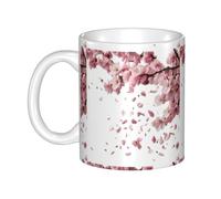 UDFKGLP Petali volano tutto il cielo Tazza in ceramica Tazze per cappuccino, latte, cereali, yogurt, latte, bevande calde o fredde Forno a microonde