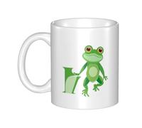 UDFKGLP Tazza in ceramica con motivo "Il principe ranocchio che ha detto che ti amava", per cappuccino, latte, cereali, yogurt, latte, bevande calde o fredde Forno a microonde