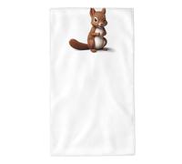 UDFKGLP The Gentle Little Squirrel - Asciugamani con motivo scoiattolo, 69,8 x 40,6 cm, delicati sulla pelle, assorbenti e morbidi, per bagno, spiaggia, esterni