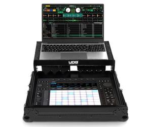 UDG Flightcase Ableton Push 3 Black (Laptop) Nero | Trasporta Ableton Push 3 in modo sicuro ad ogni concerto; Ultimate Flightcase con ripiano dedicato per laptop