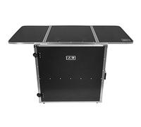 UDG U92049SL2 Ultimate Fold Out DJ Table Silver Black MK2 Plus Wheels Tavolo Dj