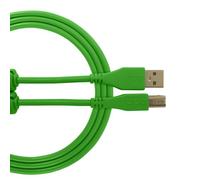 UDG U95001GR Cavo USB 2.0 (A-B) - Audio ad alta velocità ottimizzato USB 2.0 A-Maschio a B-maschio, Verde, 1 Metro. Compatibile con qualsiasi dispositivo USB A-B