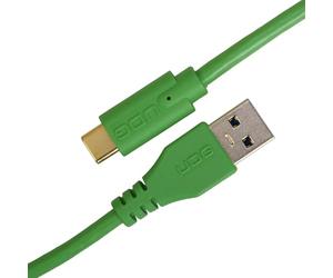 UDG Ultimate Audio Cable USB 3.0 C-A - Cavo audio dritto, 1,5 m, colore: Verde