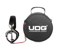 UDG Ultimate DIGI U9950BL Borsa per le Cuffie, Nero | Borsa per casco compatta per DJ, scomparto imbottito, tasca per accessori, tracolla regolabile