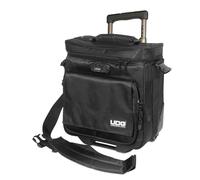 UDG Ultimate Trolley To Go Black Borsa con Trolley porta vinili con maniglia a scomparsa, Nera