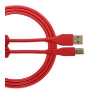 UDG Ultimate U95001RD - Cavo audio USB 2.0 A-B, lunghezza 1 m, colore | Connessione USB affidabile per interfacce e dispositivi DJ; cavo A-B placcato oro con induttanze in ferrite