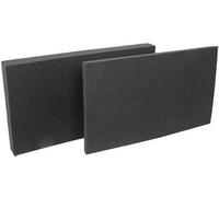 UDG Valigetta per attrezzatura DJ U10301, ad alta densità, numero di PICKFOAM L, Bianco Y Grigio, Compatto