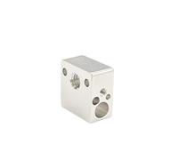 UDHBJEBQ 2 pezzi di blocco riscaldante Ender3 rame rosso rame puro CR10 testina di stampa PT100