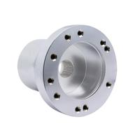 UDHBJEBQ Adattatore for Volante da Golf Cart con sterzo a 5-6 Fori(Silver)