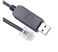 UDHBJEBQ Cavo seriale RS232 di Programmazione da USB a RJ12 6P6C for DL05 DL06 DL105 DL205 D3-350 D4-450 D2-DSCBL(1.8m)
