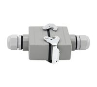 UDHBJEBQ Connettore Rettangolare for impieghi gravosi a 16 Poli, Tipo Testa, connettore Impermeabile He-016 for l'industria aerospaziale 16A