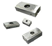 UDHBJEBQ M10A Morsetti a Cuneo con Estensione bilaterale Mini Ok con Ganasce Lisce Morsa Singola modulare di precisione for lavorazioni industriali