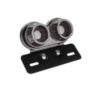 UDHKRF Fanale Posteriore Moto Fanale Posteriore Universale A LED per Moto, Luce di Direzione, Doppia Luce per Rimorchio, Luci di Stop, Supporto per Targa, Luce Posteriore A LED