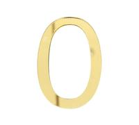 UDHSNJZG Adesivo con Numero Civico 3D, Targa in Plastica Autoadesiva, Numerica, Cassetta Postale, Appartamento, della Stanza Dell'hotel, Adesivi for La Casa Moderna(Gold 0)
