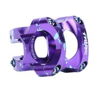 UDHSNJZG Attacco Manubrio MTB Attacco Manubrio MTB, da 35 mm, CNC, Aumento di 0 Gradi, Supporto for Bicicletta, sterzo 31,8, 28,6 Parti for Mountain Bike(Camo Purple)