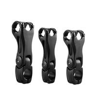 UDHSNJZG Attacco Manubrio MTB Bike MTB Manubrio della Bicicletta Attacco Regolabile Angolo di 60 Gradi Riser 31.8mm Supporto for Forcella Anteriore Adattatore for Variabile(31.8x140mm)
