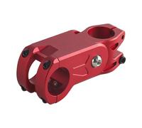UDHSNJZG Attacco Manubrio MTB Stelo di Sospensione Ammortizzatore da 20 Gradi 31,8/80 mm Attacco Manubrio for Bicicletta for Bici Strada Gravel MTB Ammortizzante(Red)