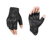 UDHSNJZG Guanti Moto Guanti da Moto Mezze Dita Guanti Moto Verano Estivi Ciclismo Guanti da Ciclismo Senza Dita Retro(XXL)