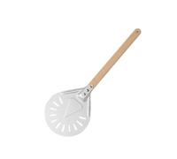 UDHSNJZG Pala Per Pizza 1 pz pala for pizza in alluminio strumenti for sollevamento buccia manico in legno antiscivolo paletta for pane(7inch 40cm H)