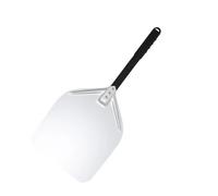 UDHSNJZG Pala Per Pizza 12 13 14 Pala for pizza con manico lungo, super liscia, leggera, for girare la, accessori for forno da esterno, pala for antiaderente(12inch 70cm)