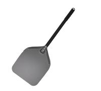 UDHSNJZG Pala Per Pizza 12 13 14 Pala for pizza con manico lungo, super liscia, leggera, for girare la, accessori for forno da esterno, pala for antiaderente(Black 12inch 86cm)