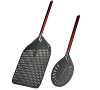 UDHSNJZG Pala Per Pizza Pala for pizza da 12/13/14 pollici con paletta for 7/8/9, pala for in lega di alluminio, utensili for, accessori for forno(14 inch and 8 inch)