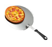 UDHSNJZG Pala Per Pizza Pala For Pizza In Acciaio Inossidabile Spatola Manico In Plastica Pieghevole Rotonda Antiaderente Paletta For Pasticceria Accessori For Dolci Da Forno(10 inches)