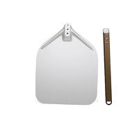 UDHSNJZG Pala Per Pizza Pala for pizza in alluminio con buccia for da 12 pollici manico lungo for personalizzata Accessori for pasticceria cucina Utensili(40cm handle)