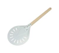 UDHSNJZG Pala Per Pizza Pala For Pizza Perforata Da 7/8/9 Pollici, For, Manico In Legno Di Alluminio, Paletta For, Strumento For Corto, Antiscivolo(8 inch 40cm)