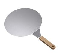UDHSNJZG Pala Per Pizza Utensile da cucina for pizza, pala, spatola for, pancake, in acciaio inossidabile, con manico in legno, utensili(10inch)