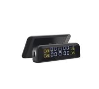 UDHSNJZG Tpms Sistema di monitoraggio della Pressione dei Pneumatici Sensori solari Interni ed Esterni Visualizzazione in Tempo Reale Temperatura Pressione