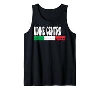 Udine Centro City Italia Vintage Bandiera Italia Viaggi Amanti Canotta